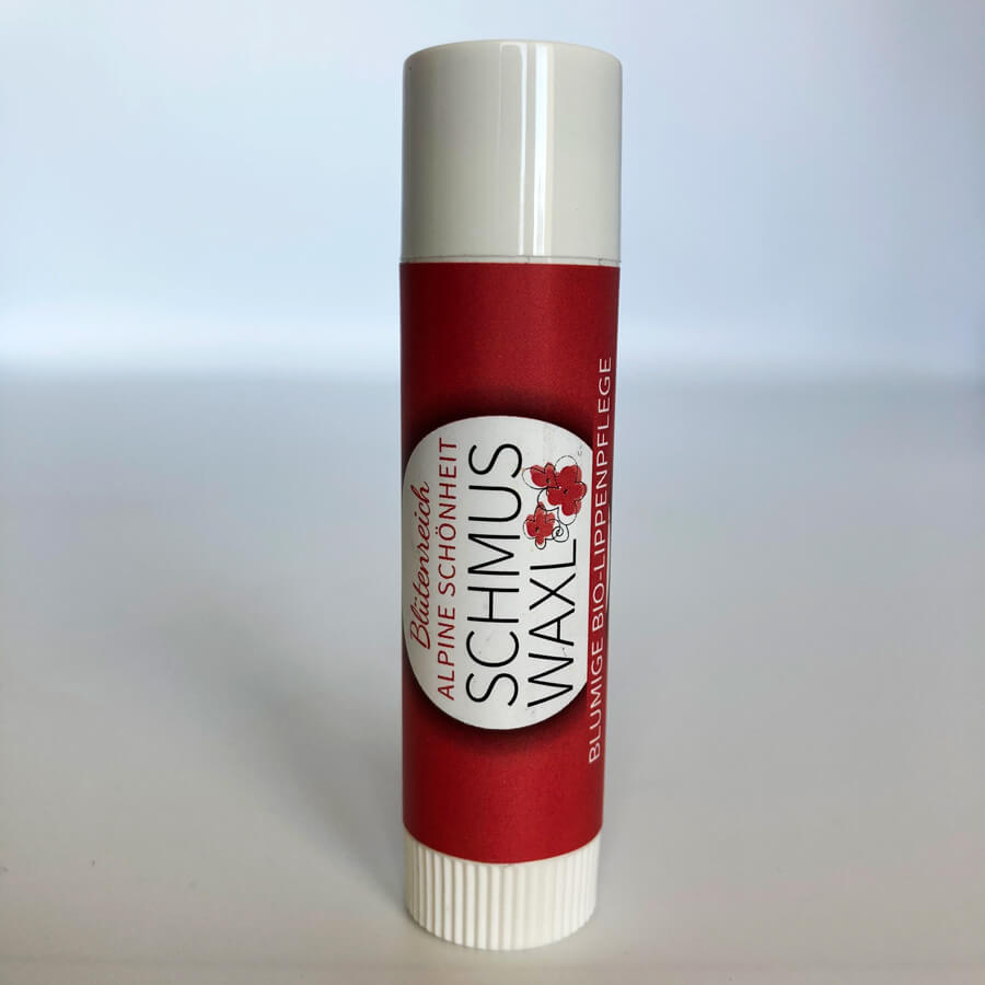 Rosa Bio Lippenbalsam Schmus Waxl blumig